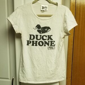 👙MTV Duck Phone Jersey Shore graphic tee